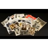 Autograph Collection on Photographs - (38) signatures names noted Julie Andrews, Burt Lancaster,