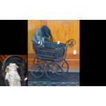 Victorian Style Child's Pram, Height 24 Inches,