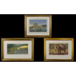 Three Limited Edition Framed Prints By Stephen Gayford Each in very good condition, each framed