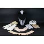 A Collection Of Antique And Vintage Beaded Collars And Accessories A Varied lot of late 19th and
