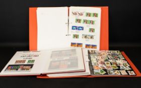 Stamp Interest - Two Loose Leaf Albums containing large quantities of GB commemorative stamps.