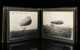 WW1 Interest, Photo Album Containing Approx 40 Real Photo's, To Include H.M.A.