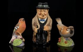 Royal Doulton 'Winston Churchill' Toby Jug in excellent condition, stands 5.