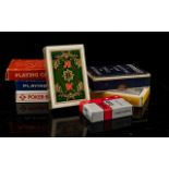 Collection Of Vintage Playing Cards Six In Total. To Include 'Newmarket' A Rollicking Game Of
