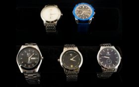 A Nice Collection Of Gents Fashion Wrist Watches.