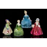 Royal Doulton Collection of Handpainted Small Figurines (4 in total) comprising of: 1.