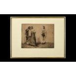 Framed Engraving Depicting the painting Ho! Ho! Ho! By John Pettie R.A (1839 -1893) Framed and