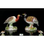 Ludwigsburg Porcelain Factory 1758 - 1824 Fine Quality Pair of Hand Painted Hard Paste Porcelain