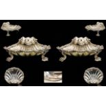 Charles Stewart Harris Edwardian Period Exceptional And Magnificent Quality Pair Of Sterling Silver