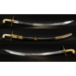 A Rare And Impressive Dragoon Guards Officers Mameluke Sword And Dress Scabbard Probably By Prosser,