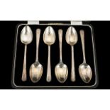 A Boxed Set of Six Silver Teaspoons In Unused Condition - Please See Photo.