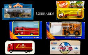 Corgi Collection of Diecast Metal Models - All with Boxes, Some with Certificates.