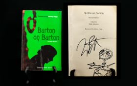 Tim Burton Signed Copy Of 'Burton On Burton' Includes Hand Drawn Sketch Of Nightmare Before