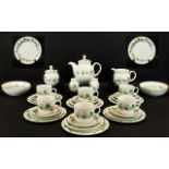 Royal Doulton 'Expressions' Tea Service in fine china to include 6 cups, 6 saucers, 6 side plates,
