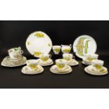 A Large Collection of Bone China to include two Royal Standard Cups and Saucers;