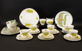 A Large Collection of Bone China to include two Royal Standard Cups and Saucers;