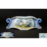 French Quimper Ware - Hand Painted 19th