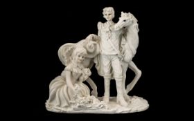 A Resin Figure Group Romantic figure gro