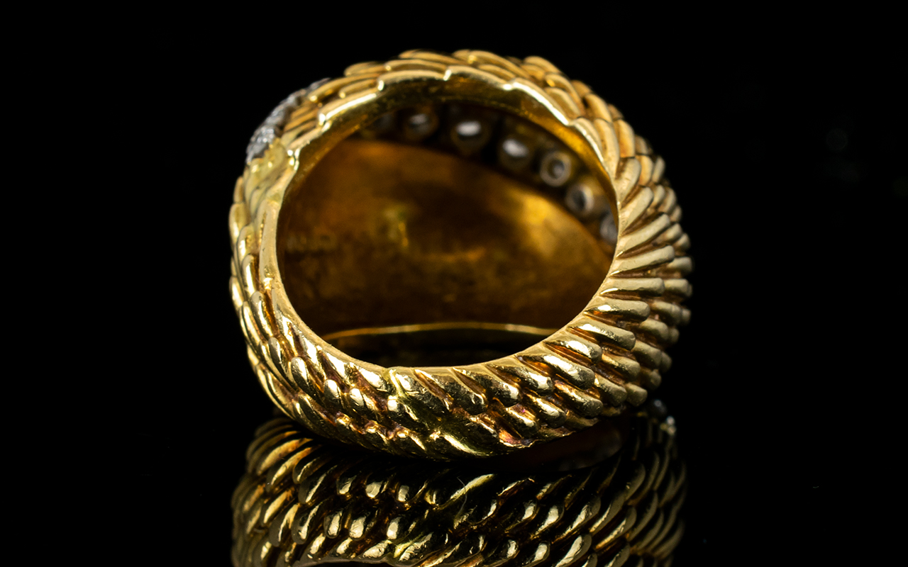 Kutchinsky Signed 18ct Yellow Gold And D - Image 5 of 5