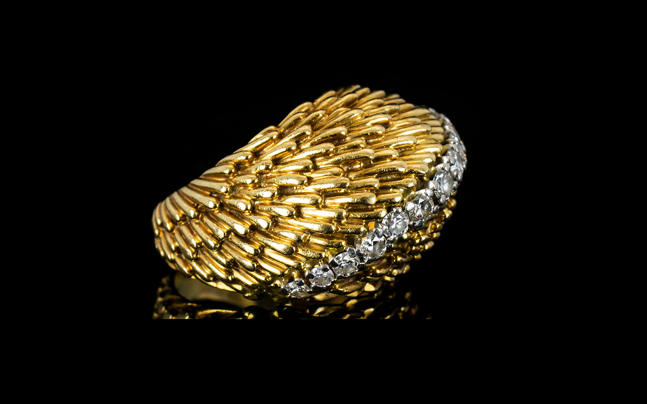 Kutchinsky Signed 18ct Yellow Gold And D - Image 3 of 5