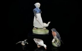 Royal Copenhagen Porcelain Figure - Girl