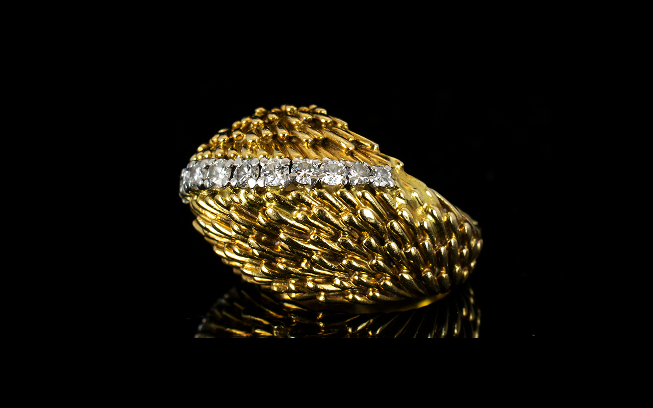 Kutchinsky Signed 18ct Yellow Gold And D - Image 4 of 5