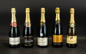 Champagne Interest - Five Bottles In Total Comprising, (1) Champagne Delaunay Brut 750ml,