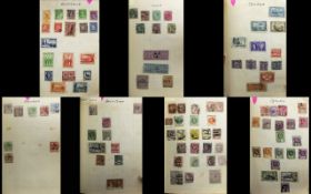 Old burgundy coloured Weston 333 stamp album, with very old and newer British Commonwealth stamps.