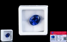 Natural Sapphire Loose Gemstone With GGL Certificate/Report Stating The Sapphire To Be 8.