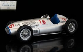 Limited Edition Diecast Precision Model Mercedes Benz W165-1939 Scale Model 1:18 Racing Car No. 16.