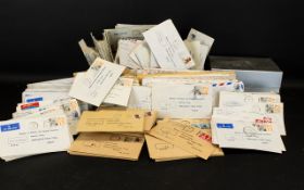 Stamp Interest - 3 Boxes of USA Stamp Covers. Interesting collection, please see accompanying