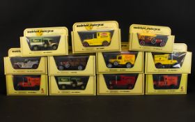 Diecast Model Car Interest - Models Of Yesteryear Matchbox Collection. 11 In Total.