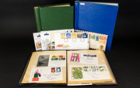 Stamp Interest - Three stamp albums with contents from all over the world from all ages. Please