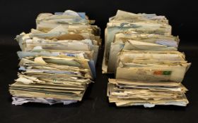 WWII Interest A Large Quantity Of Handwritten Wartime Correspondence Box containing approx 400