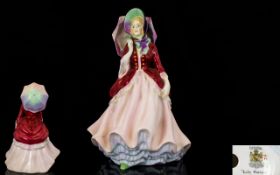 Paragon Hand Painted Bone China Figurine ' Lady Patricia ' Marked 116 B.H. Monogram. c.1920's /