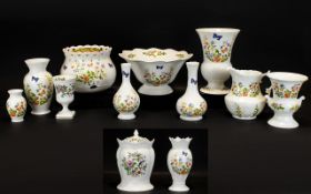 Aynsley 'Cottage Garden' Collection of Ceramics (12) in total.