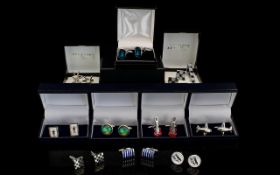 Good Collection of Mixed Cufflink's with Boxes.