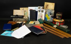 Mixed Lot Of Collectables And Ephemera - Comprising, Various Unused Diaries,