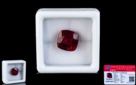Natural Ruby Loose Gemstone With GGL Certificate/Report Stating The Ruby To Be 6.