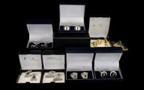 Good Collection of Mixed Cufflink's with Boxes.