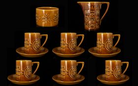 Portmeirion Pottery Part Coffee Service In Totem Design By Susan Williams - Ellis Mid century