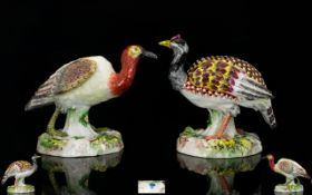 Ludwigsburg Porcelain Factory 1758 - 1824 Fine Quality Pair of Hand Painted Hard Paste Porcelain