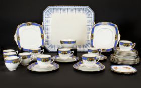 Royal Albert Part Tea Service Pattern Number 6340 Comprising ten trios,