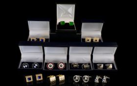 Good Collection of Mixed Cufflink's with Boxes.