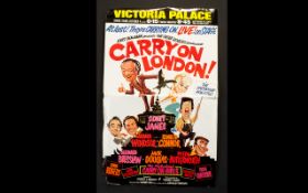 Carry on London Original Stage Show Poster - at Victoria Palace 1973.