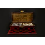 Oriental Boxed Chess Set.