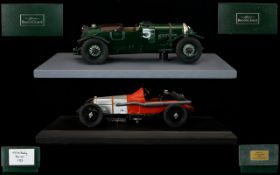 Milestone 'The Spirit of Brooklands' Diecast Model Cars (2) for adult collectors. 1. 4.