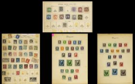 Splendid old, if battered, Schaubek 1942 stamp album! Many good stamps remain with strength in