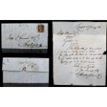 Victorian Postal History Interest 1850 H