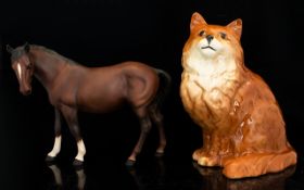 Beswick Ceramic Cat Figure Model No 1867